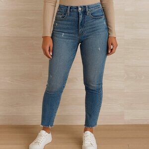Loft Women's Size 00/24 Medium Wash High Rise Ankle Skinny Jeans